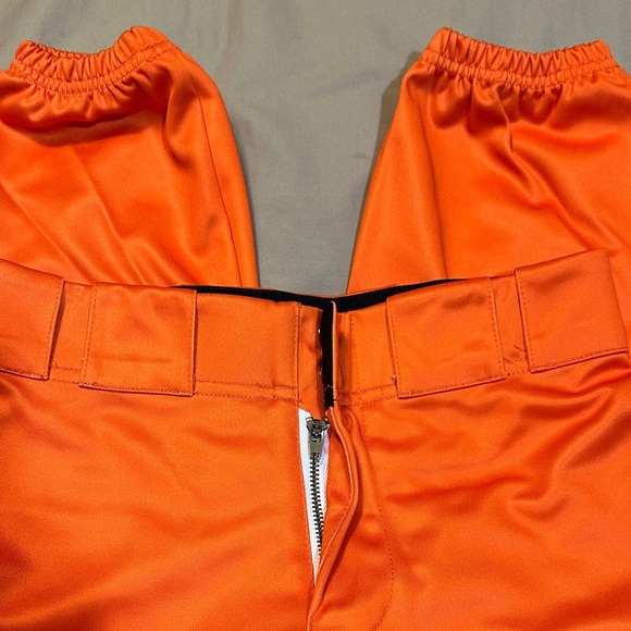 Never worn girls size 26 softball pants - orange - Picture 6 of 7